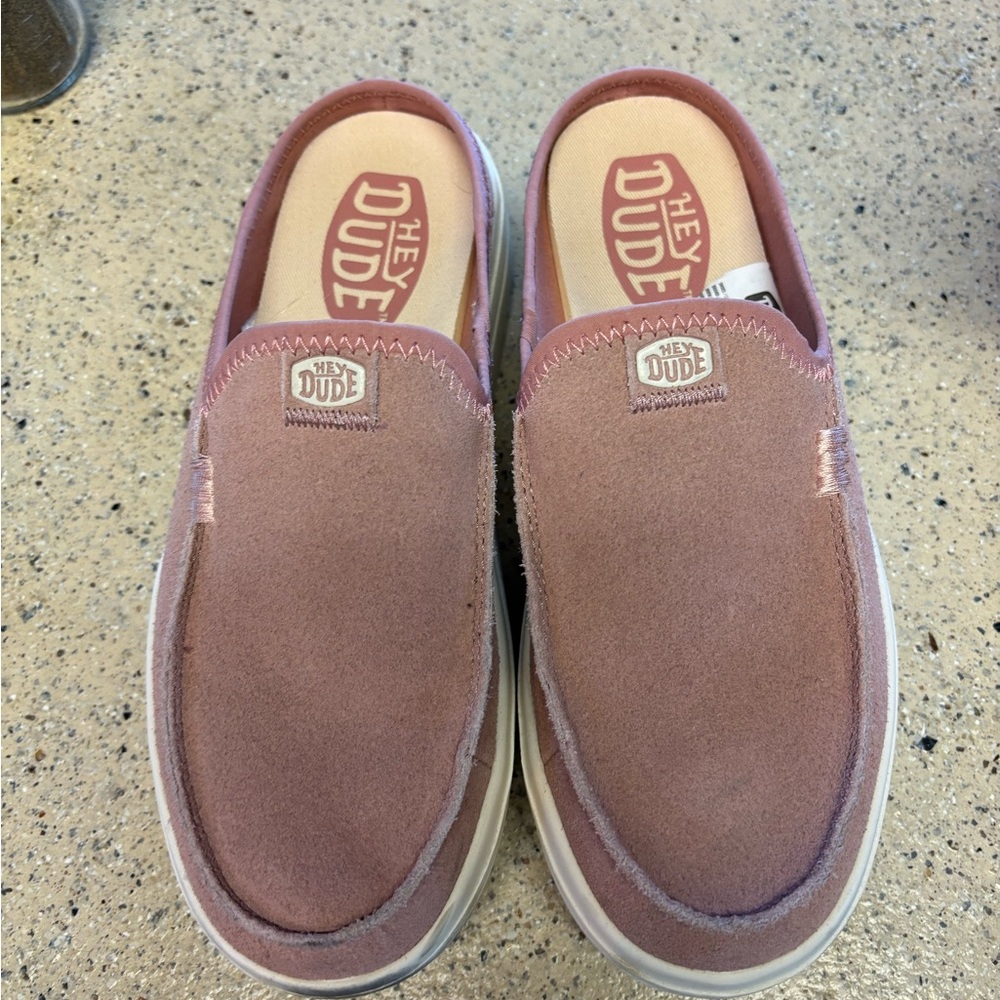 Hey Dude Pink Slip-On Shoes